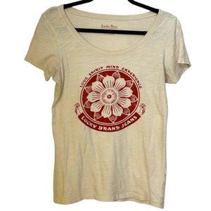 Lucky Brand Lotus T-Shirt Size M
